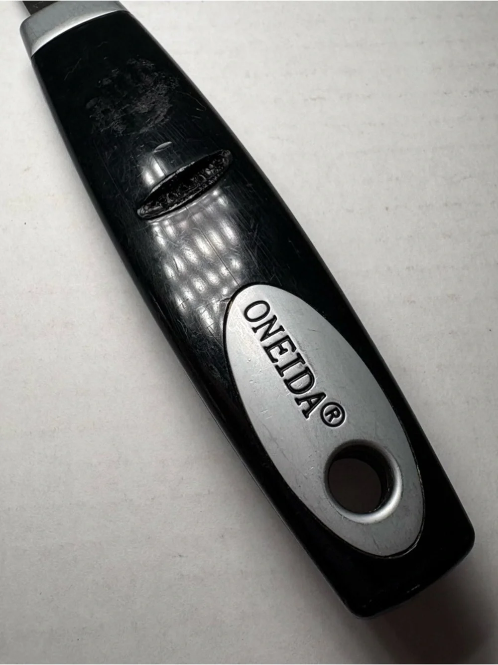 Oneida Stainless Steel Plastic Handle Slotted Spatula Turner